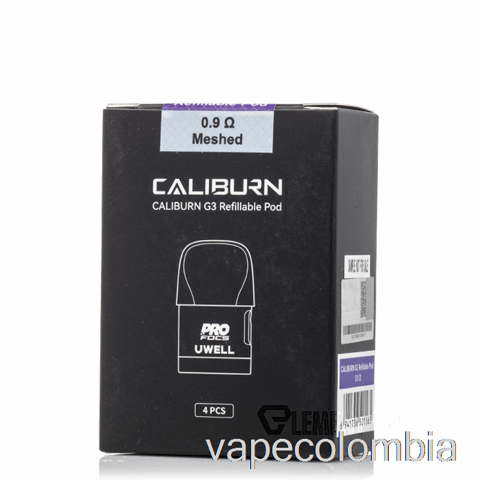 Vape Kit Completo Uwell Caliburn G3 Cápsulas De Repuesto 0.9ohm Caliburn G3 Pods